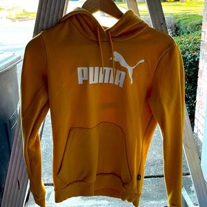 Honey yellow puma sweatshirt pullover